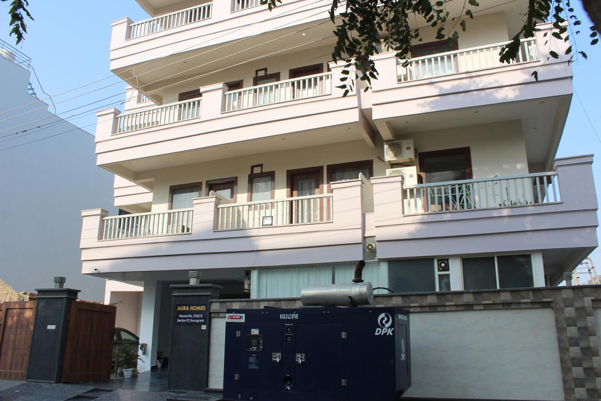 Aura Luxury Studio I Couple Friendly I Near Golf Course Road, Sector 57, 구르가온 외부 사진