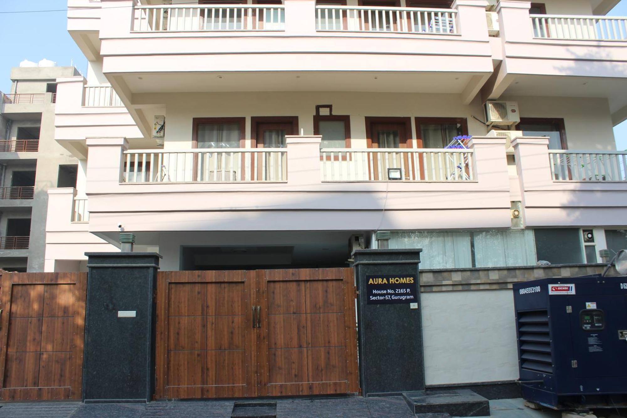 Aura Luxury Studio I Couple Friendly I Near Golf Course Road, Sector 57, 구르가온 외부 사진