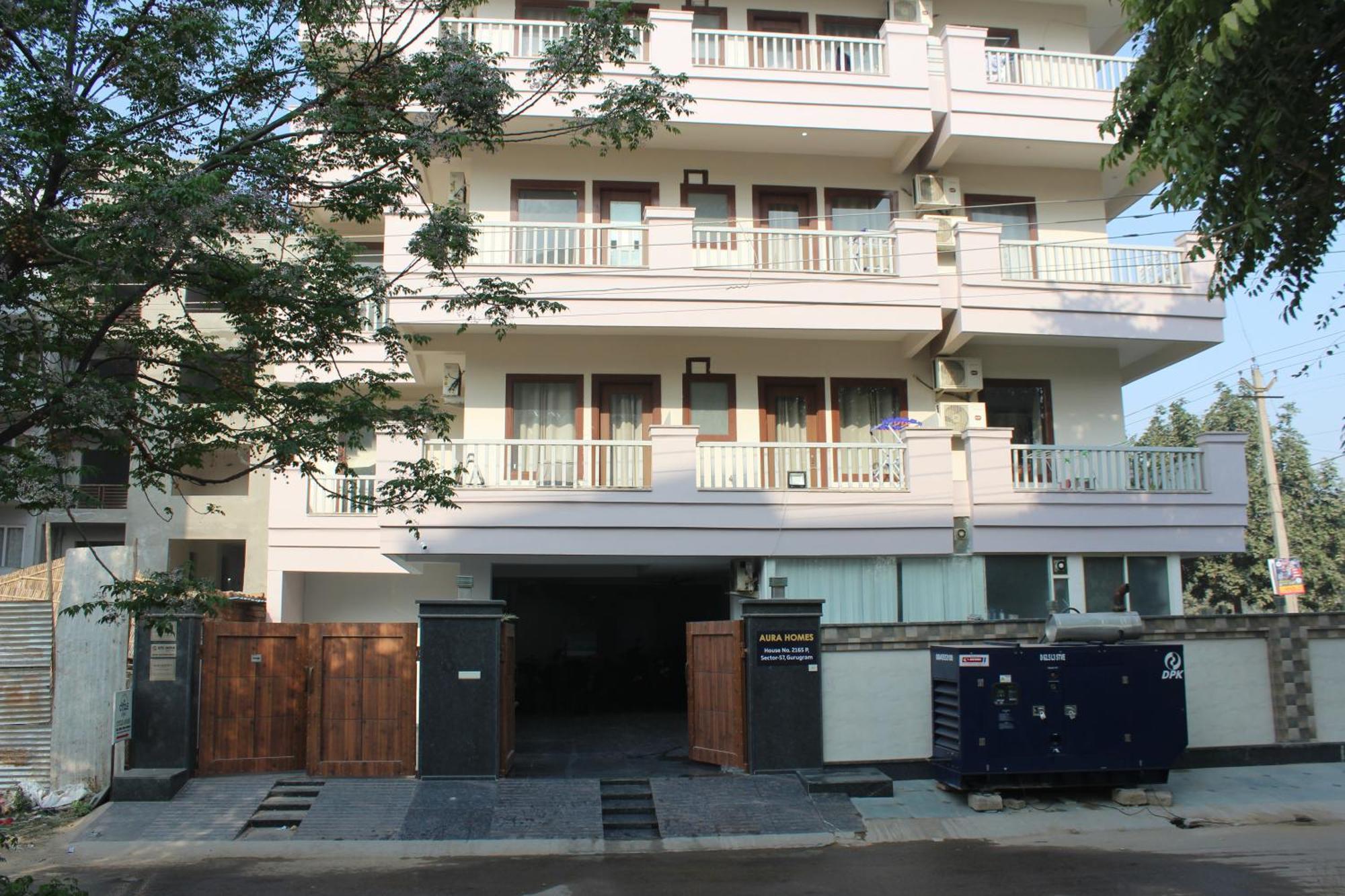 Aura Luxury Studio I Couple Friendly I Near Golf Course Road, Sector 57, 구르가온 외부 사진